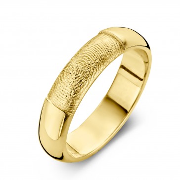 Love arany sárga/sárga férfi gyűrű szélesség 6,5mm