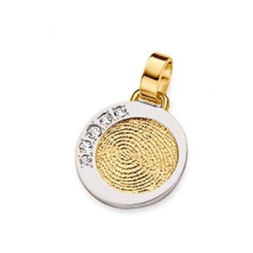 Dazzling zirconia arany sárga/fehér