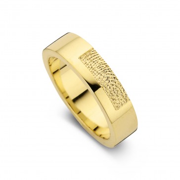 Tender arany sárga/sárga női gyűrű szélesség 5,5mm