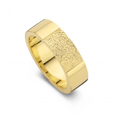 True arany sárga/sárga női gyűrű szélesség 5,5mm