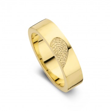Desire arany sárga/sárga női gyűrű szélesség 5,5mm