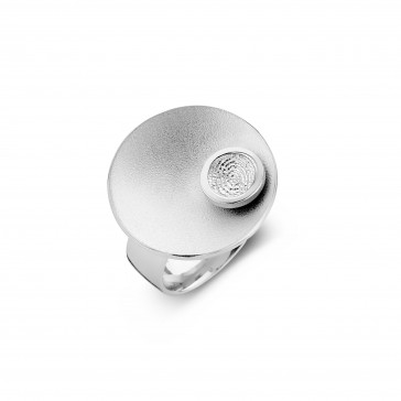 Sphere 2 Round ezüst 30mm