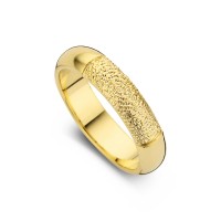 Love arany sárga/sárga női gyűrű szélesség 5,5mm