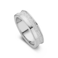 Caring arany fehér/fehér női gyűrű szélesség 5,5mm