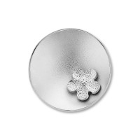 Sphere Flower ezüst 25mm